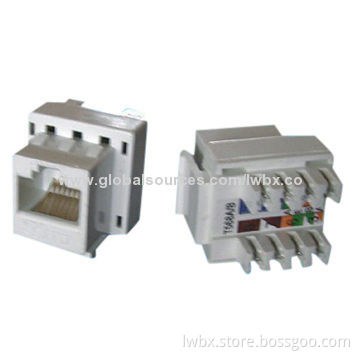 Cat5e Keystone Jack IDC